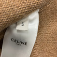 Load image into Gallery viewer, Celine Tan Cashmere Knit Crewneck Triomphe Sweater
