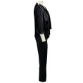 Load image into Gallery viewer, Galvan London Black Sequined Jacket and Pants Suit Set
