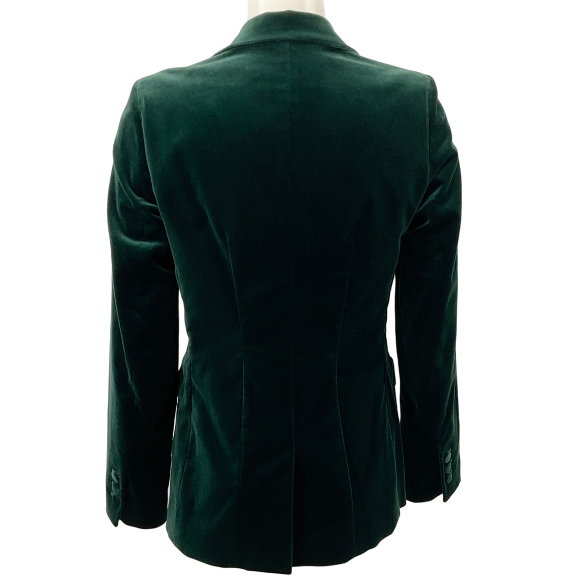 Frame Spruce Green Velvet Blazer