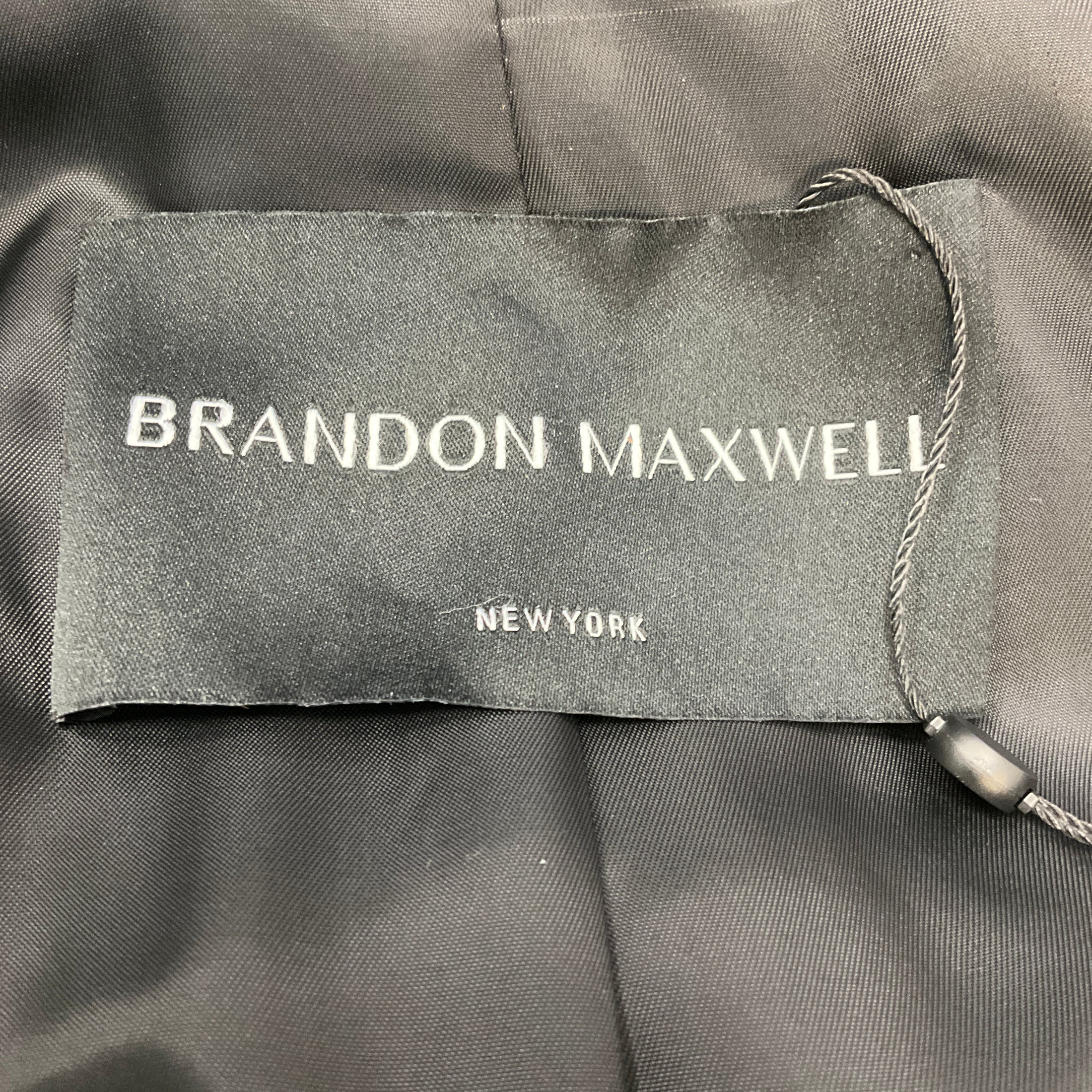 Brandon Maxwell Black Oversized Blazer