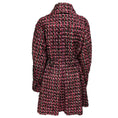 Load image into Gallery viewer, Chanel Pink / Black Multi Silk Lined Wool Tweed Coat with CC Logo Globe Buttons
