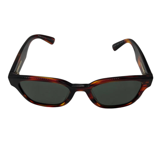 Prada Brown Havana Polarized Lens Acetate Frame Wayfarer Sunglasses