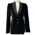 Load image into Gallery viewer, alice + olivia Black Velvet Tuxedo Jacket

