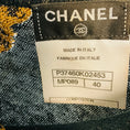 Load image into Gallery viewer, Chanel Gold Metallic / Black Paris Venice Runway 2010 Shimmering Baroque Sleeveless Knit Midi Dress with CC Logo Jewel Buttons
