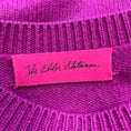 Load image into Gallery viewer, The Elder Statesman Magenta Cashmere Knit Crewneck Sweater
