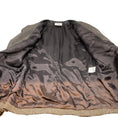 Load image into Gallery viewer, Akris Punto Brown Herringbone Tweed Jacket with Leather Collar
