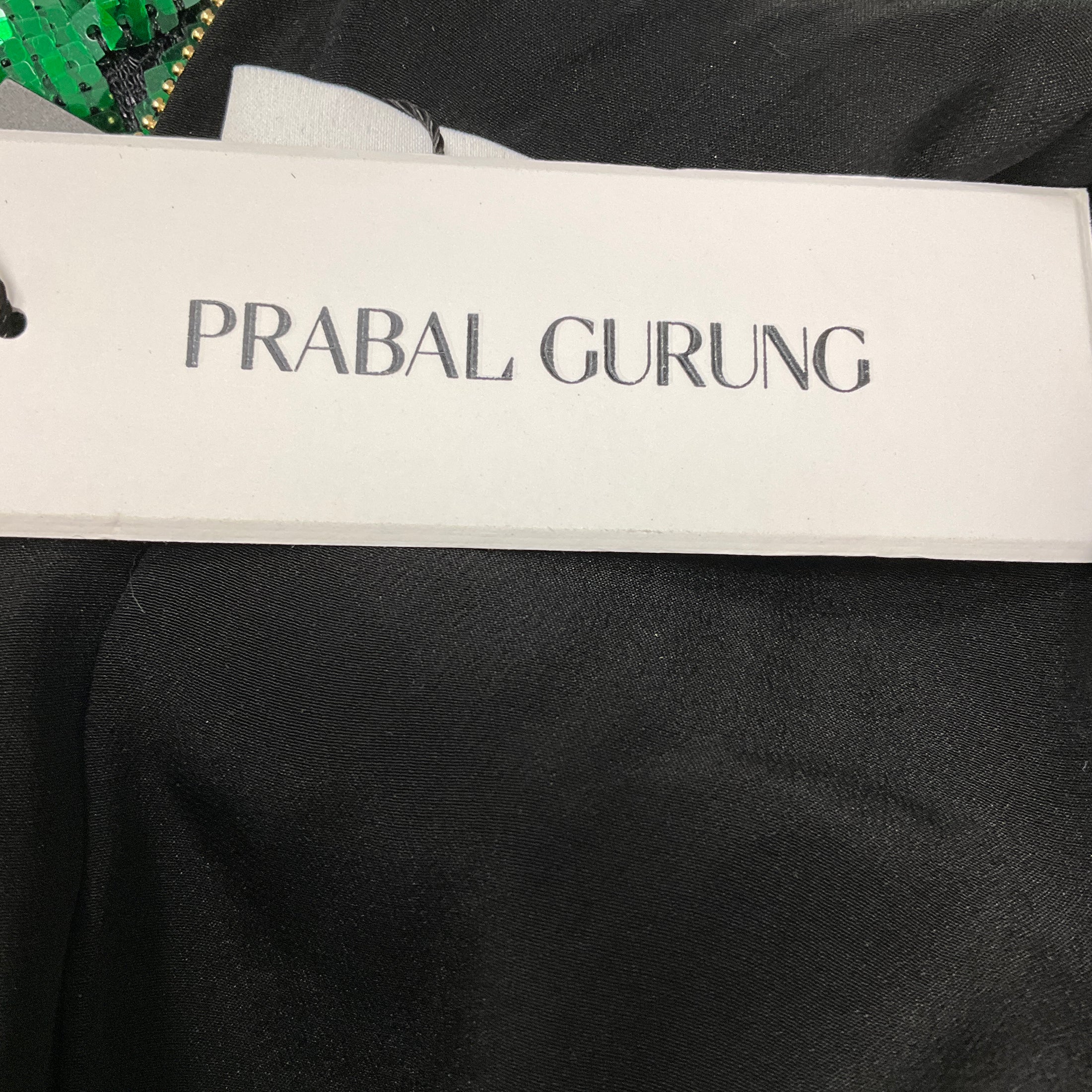 Prabal Gurung Jade Sequined Long Sleeved Cocktail Dress