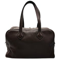 Load image into Gallery viewer, Hermes Brown 2007 Clemence Leather Victoria Handbag
