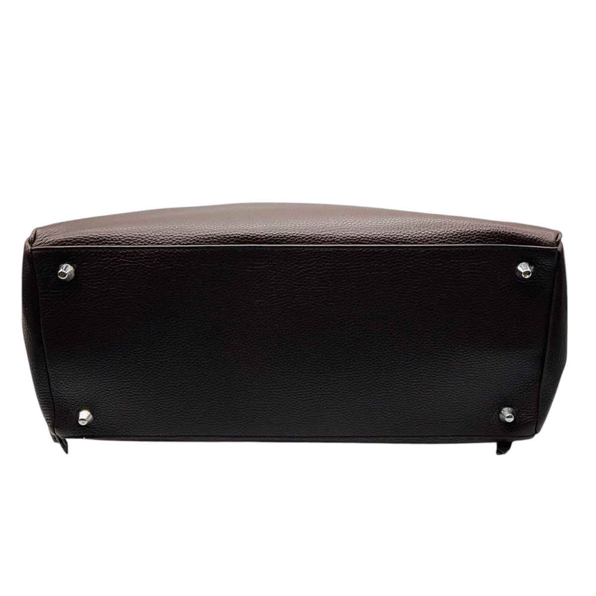 Staud Espresso Caviar Leather Maude Carryall Bag