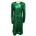 Load image into Gallery viewer, Prabal Gurung Jade Sequined Long Sleeved Cocktail Dress
