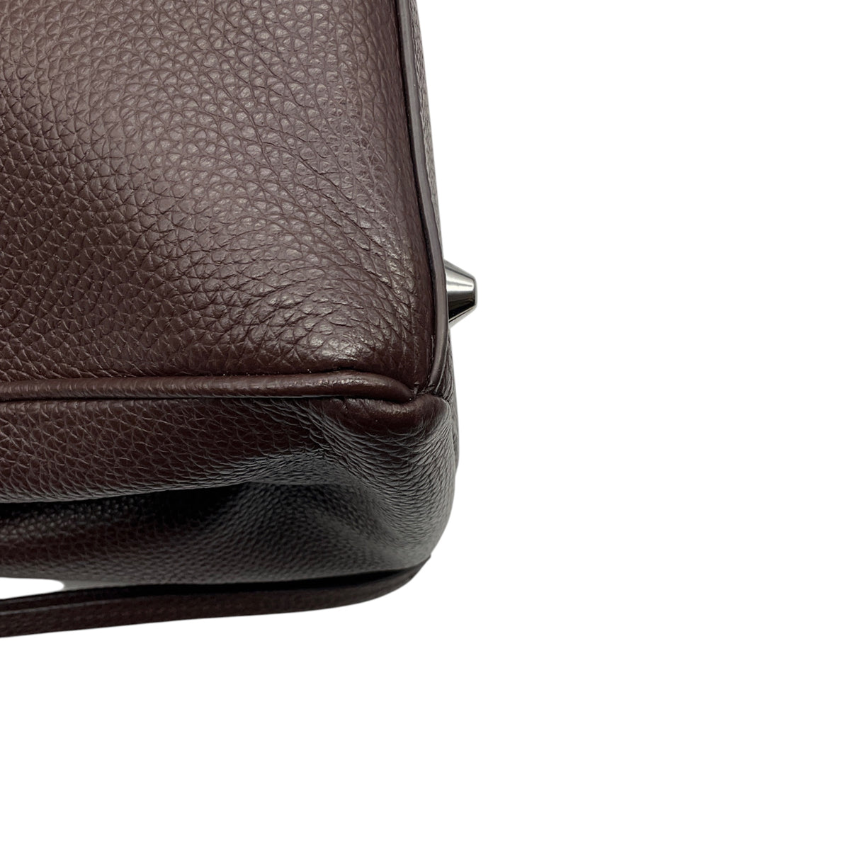 Staud Espresso Caviar Leather Maude Carryall Bag