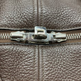Load image into Gallery viewer, Hermes Brown 2007 Clemence Leather Victoria Handbag

