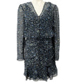Load image into Gallery viewer, Veronica Beard Black Multi Rosalia Ruched Dress

