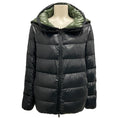 Load image into Gallery viewer, Herno Black / Green Reversible Ultralight Puffer Coat
