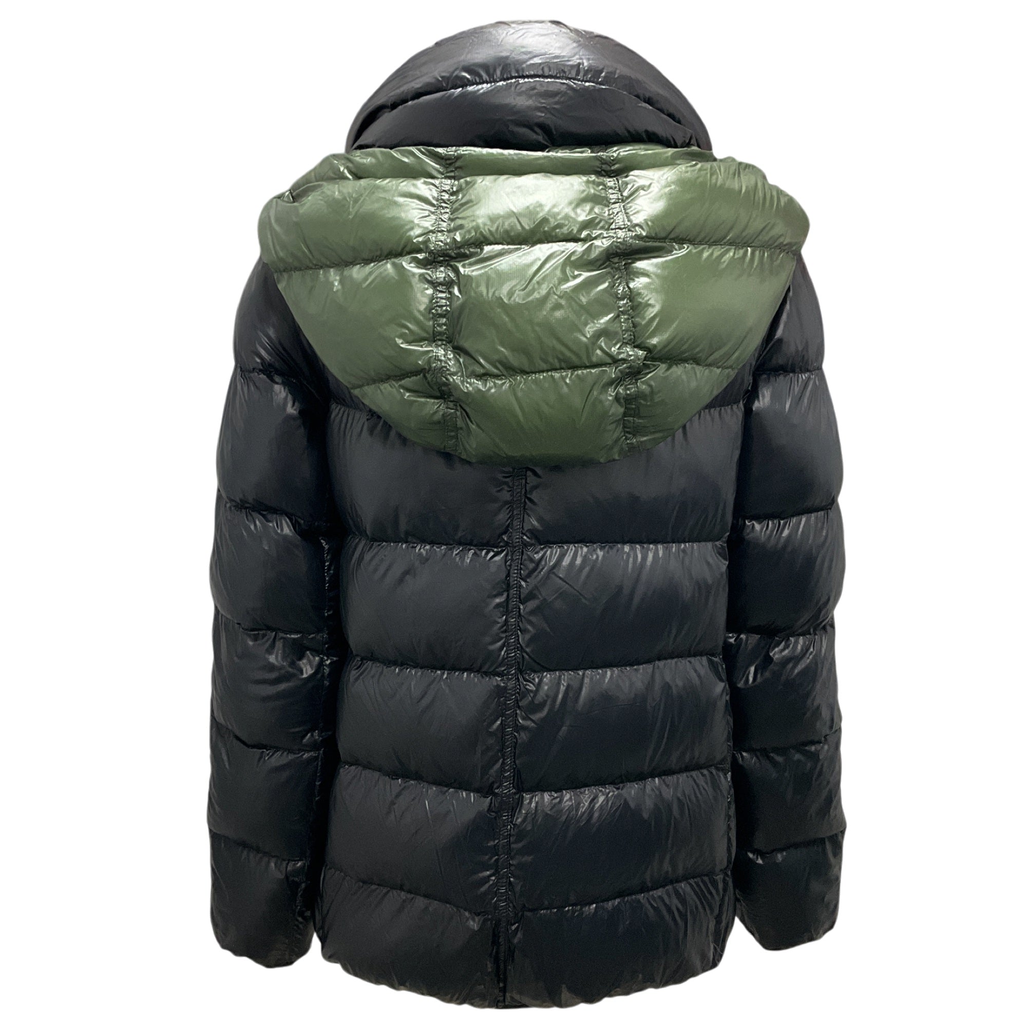 Herno Black / Green Reversible Ultralight Puffer Coat