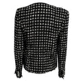 Load image into Gallery viewer, Iro Black / White Tetys Tweed Jacket with Frayed Trim
