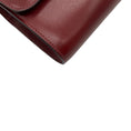 Load image into Gallery viewer, Hermes Red Leather Box Egee Clutch with Silver Chaine d'Ancre Closure
