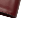 Load image into Gallery viewer, Hermes Red Leather Box Egee Clutch with Silver Chaine d'Ancre Closure
