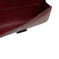 Load image into Gallery viewer, Hermes Red Leather Box Egee Clutch with Silver Chaine d'Ancre Closure
