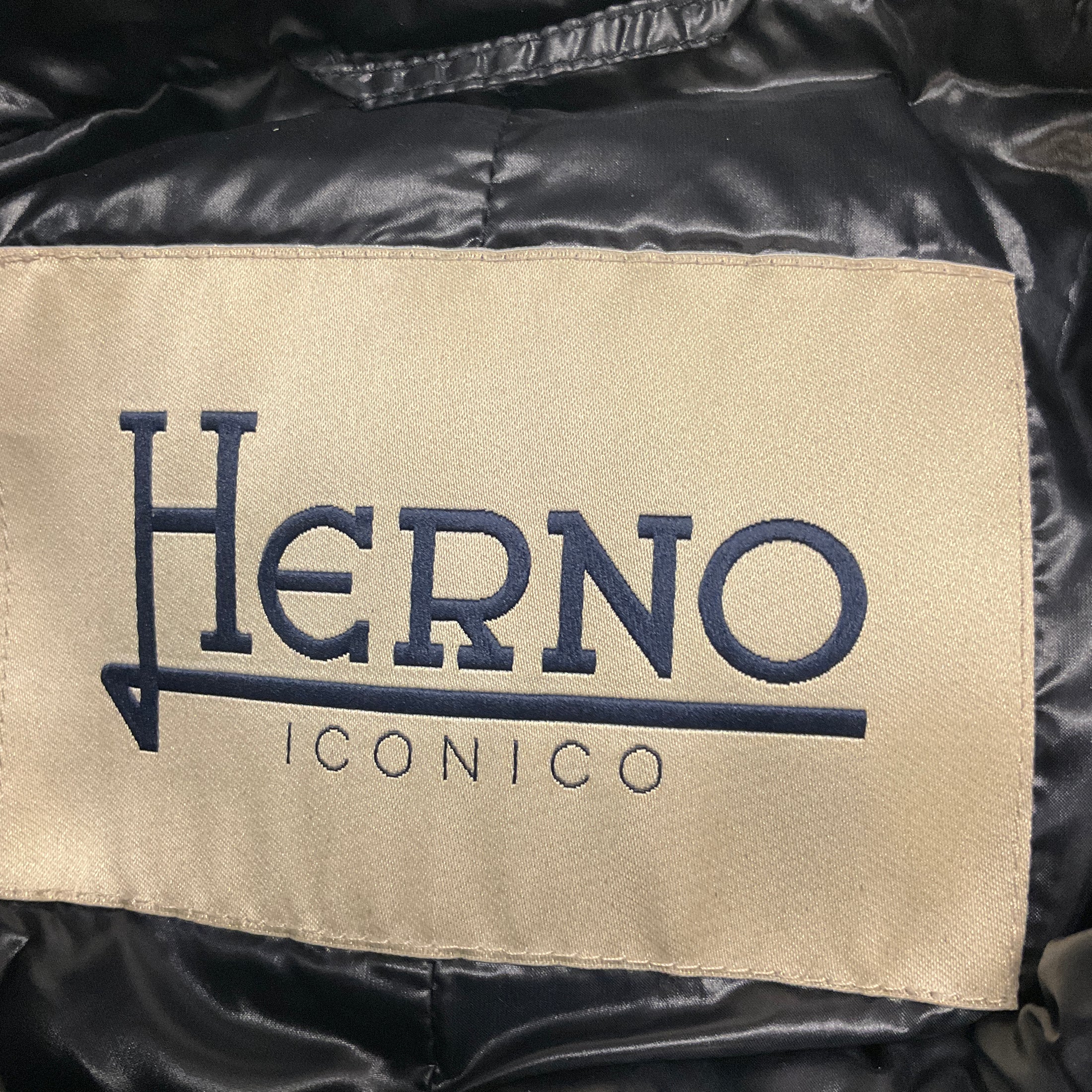 Herno Black Iconico Giulia Lightweight Quilted Down Puffer Vest