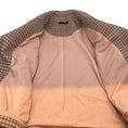 Load image into Gallery viewer, Elie Tahari Pink / Brown Wool Plaid Moto Jacket
