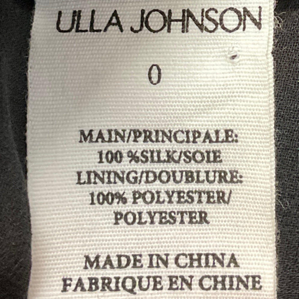 Ulla Johnson Black / Orange Valerian Print Adara Dress