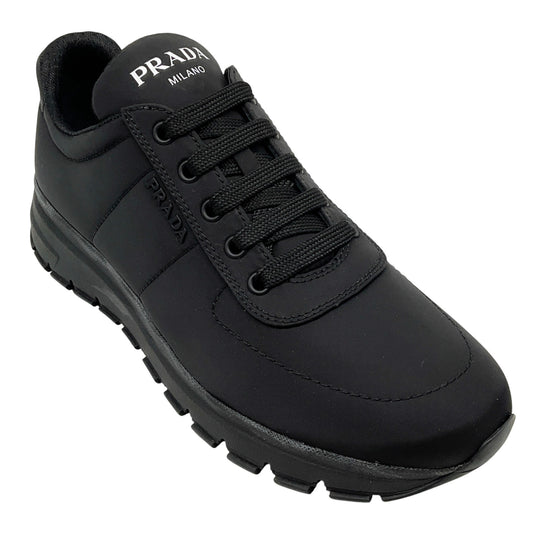 Prada Black Nylon Piuma Sneakers
