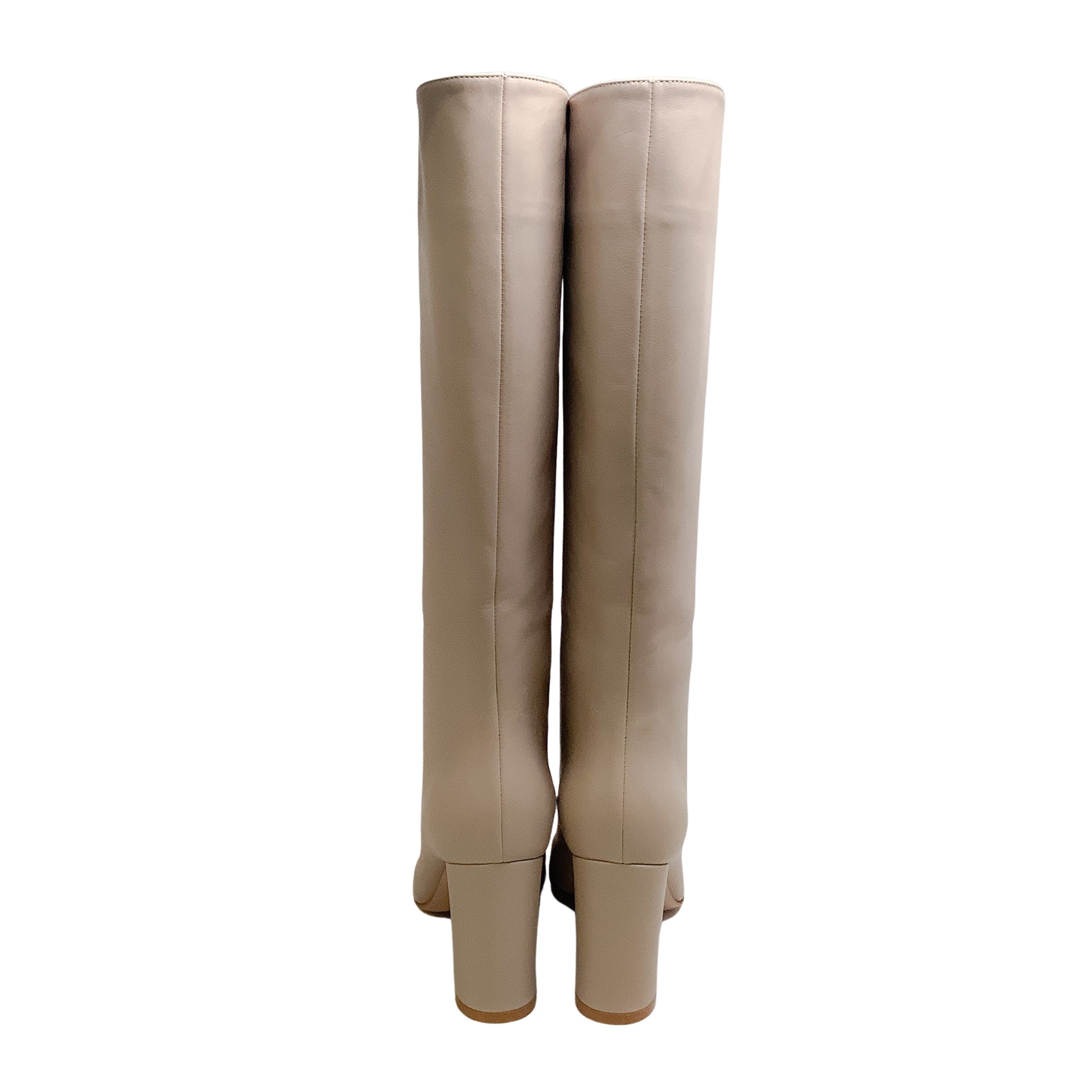 Gianvito Rossi Mousse Leather Laura Slouchy Knee Boots