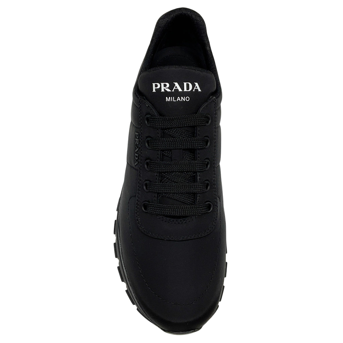 Prada Black Nylon Piuma Sneakers