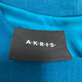 Load image into Gallery viewer, Akris Blue / Silver Buckle Detail Front Pleat Sleeveless Linen and Wool Gauze Dress
