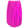 Load image into Gallery viewer, Dries Van Noten Fuchsia Silk Bubble Skirt
