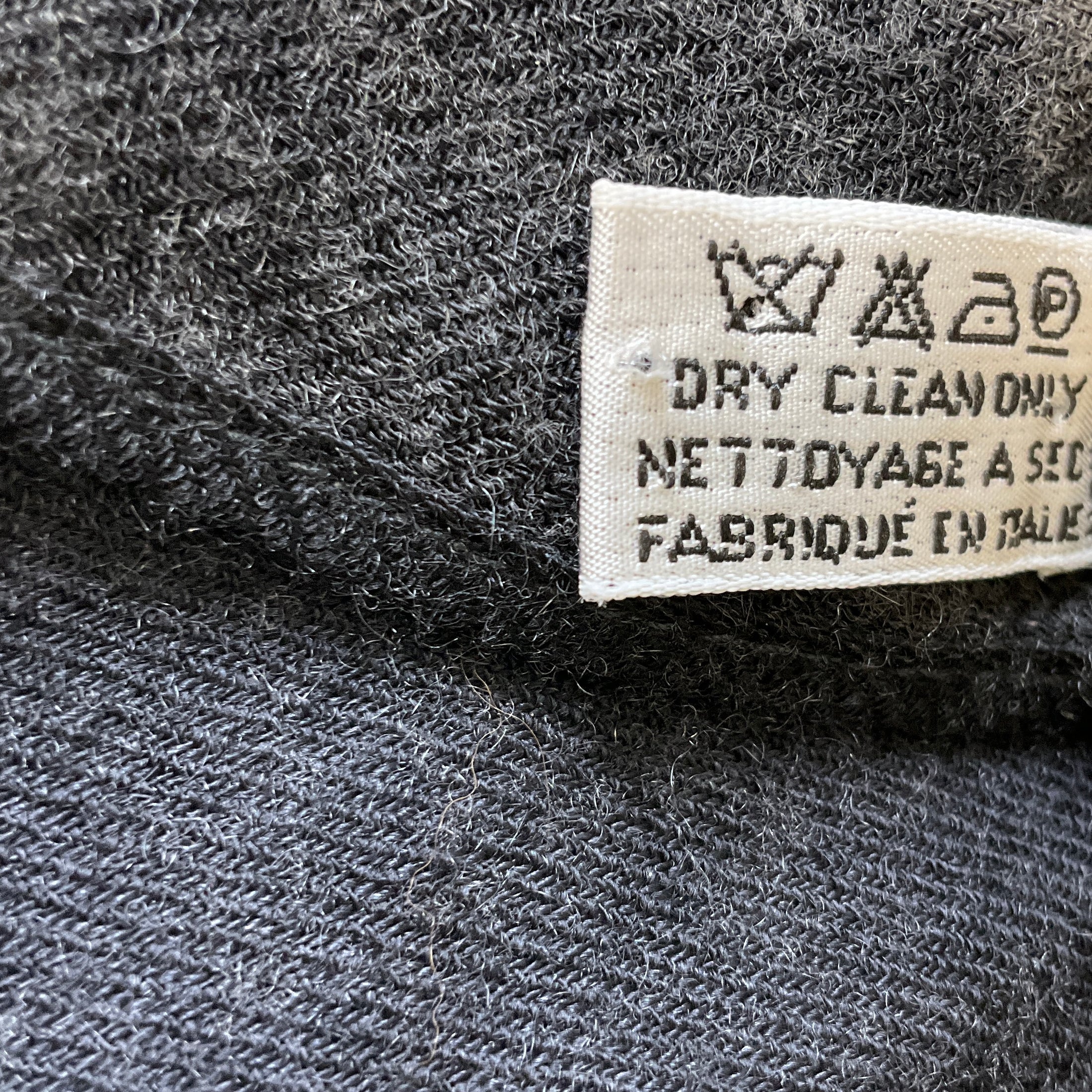 Chanel Beige / Charcoal Grey Multi Snowflake Motif Cashmere Scarf