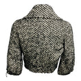 Load image into Gallery viewer, KaufmanFranco Black / White Cropped Wool and Mohair Tweed Jacket

