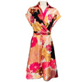 Load image into Gallery viewer, Silvia Tcherassi Orange Multi Retro Floral Paloma Dress

