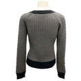 Load image into Gallery viewer, Rochas Tan / Grey / Black Wool Knit Cardigan
