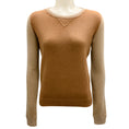 Load image into Gallery viewer, Rochas Tan / Brown Wool and Cashmere Knit Pullover Sweater
