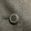 Load image into Gallery viewer, Chanel Black 2008 Silk Ribbon Trimmed Wool and Cashmere Coat with Chain Detailed CC Logo Buttons
