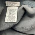 Load image into Gallery viewer, Brunello Cucinelli Charcoal Grey Monili Bead Embellished Wool Cap / Hat

