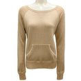 Load image into Gallery viewer, Vionnet Gold Shimmer Long Sleeved Roundneck Wool Knit Sweater
