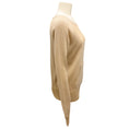 Load image into Gallery viewer, Vionnet Gold Shimmer Long Sleeved Roundneck Wool Knit Sweater
