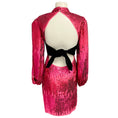 Load image into Gallery viewer, Rixo Hot Pink Lara Sequined Mini Dress
