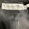 Load image into Gallery viewer, Christian Dior Black Noir One Button Wool and Mohair Manteau Coat
