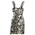 Load image into Gallery viewer, Carolina Herrera Black / Beige Sleeveless Jacquard Dress
