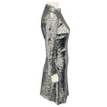 Load image into Gallery viewer, HVN Silver Metallic Ashley Sequined Mini Dress

