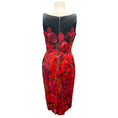 Load image into Gallery viewer, Isaac Mizrahi Red / Black Printed Sleeveless Midi Dress
