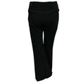 Load image into Gallery viewer, Chanel Black 2012 Classic Viscose Stretch Pants with Geometric CC Logo Buttons
