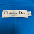 Load image into Gallery viewer, Christian Dior Blue Button Front Wool and Angora Coat

