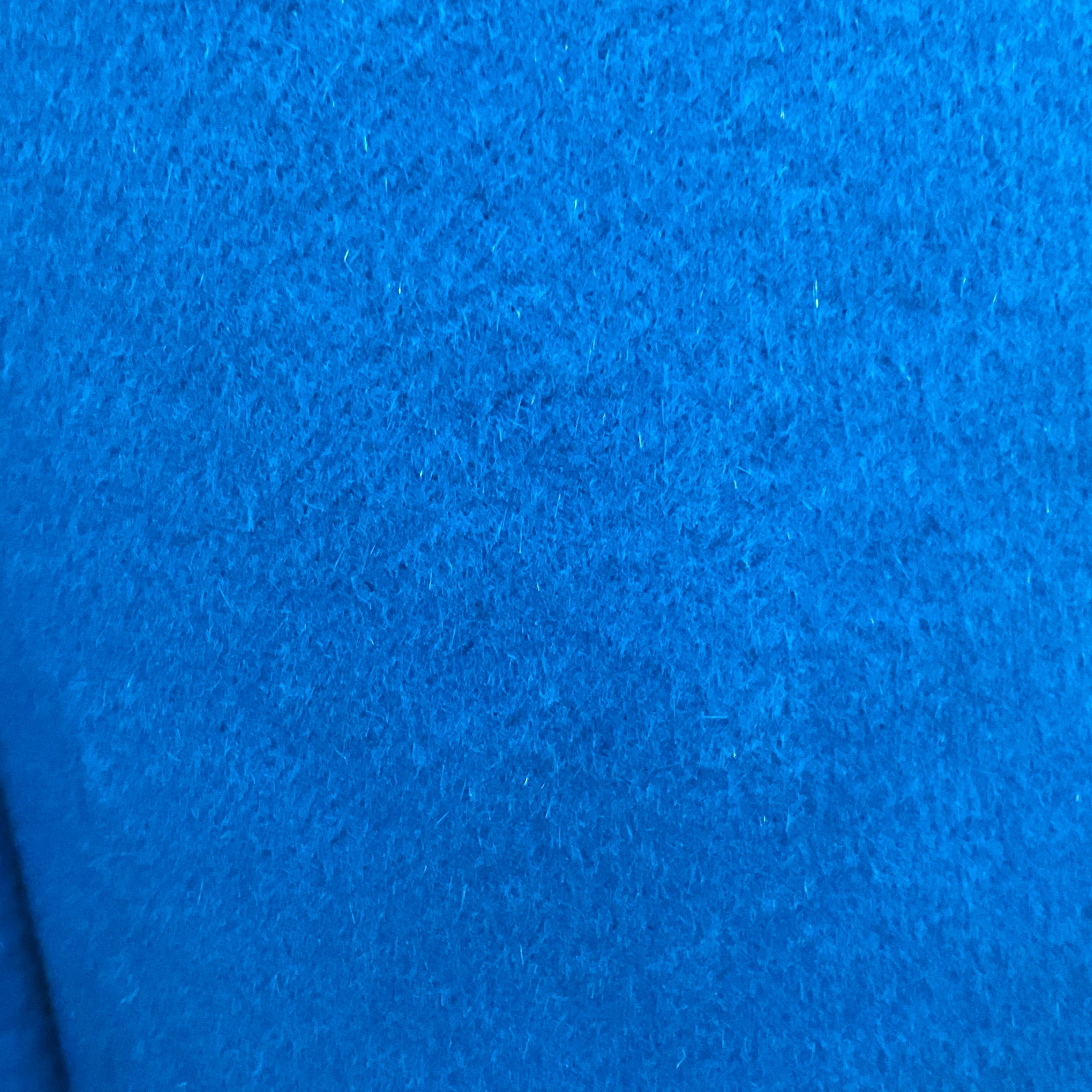 Christian Dior Blue Button Front Wool and Angora Coat