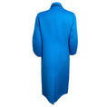 Load image into Gallery viewer, Christian Dior Blue Button Front Wool and Angora Coat
