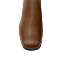 Load image into Gallery viewer, Stuart Weitzman Coffee Brown Nappa Leather Over-the-Knee City Block Square-Toe Boot
